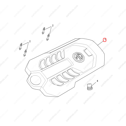 MG Engine upper trim panel OEM 10561369 FOR  MG HS RX5 MG GS