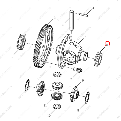 GEELY Differential bearing OEM 3036004800 / 3016019343 FOR  Binrui Emgrand