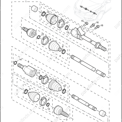 MG CV Boot OEM 10123918 FOR