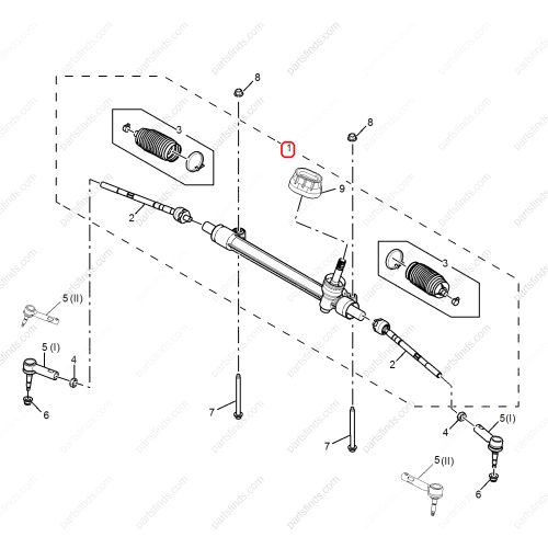 MG Steering gear OEM 10675089 FOR  MG5