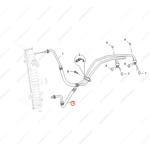 MG Transmission oil pipe OEM 10147185 FOR  RX5 MG GS