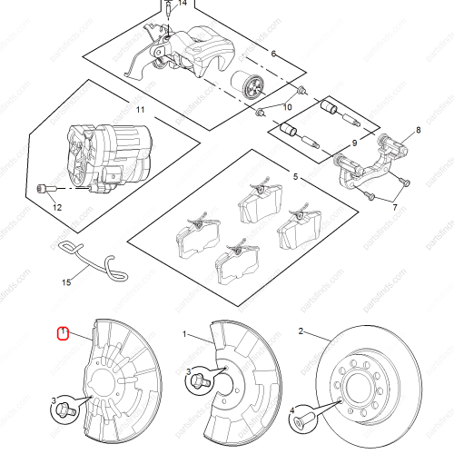 MG Brake shield OEM 10147656 FOR  MG6