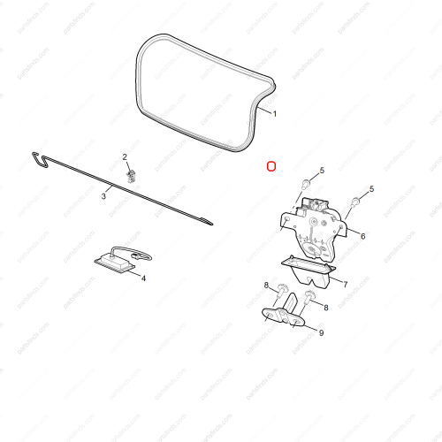 MG Trunk Lock Actuator OEM 10138086 FOR  MG5