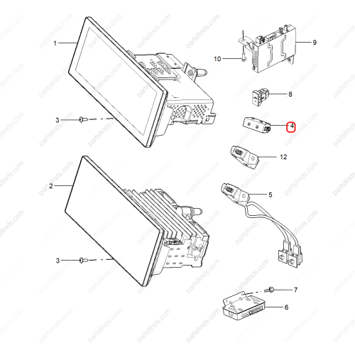 MG USB port OEM 11060959 FOR  MG ZS MG5 MG GT