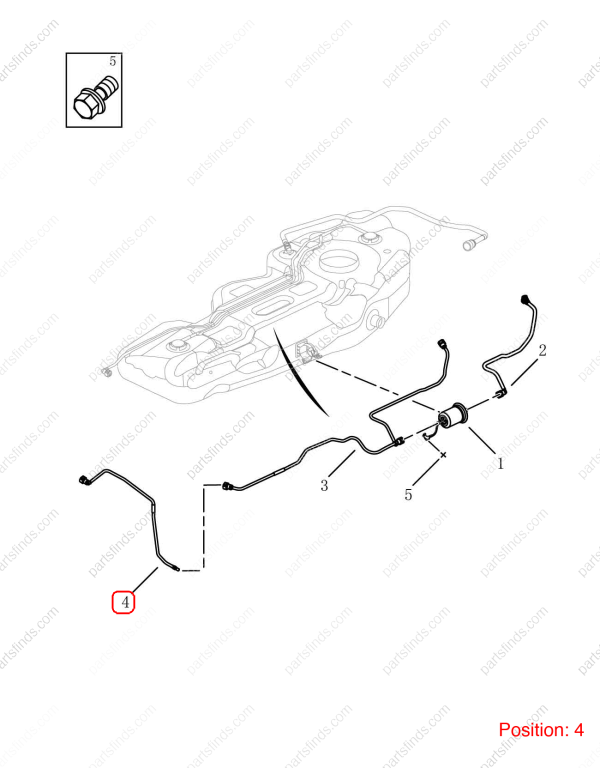 GEELY Fuel Feed Hose OEM 2013020600 / 6600008381 FOR Emgrand X7 Sport