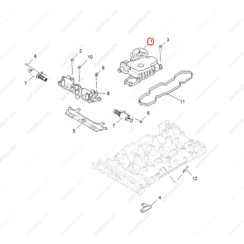 MG Air Oil Separator OEM 10445877 FOR  RX8 MG HS