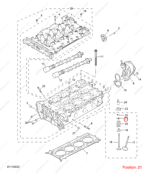 MG Valve spring seat OEM 30026362 FOR RX8 MG HS RX5 MG GS