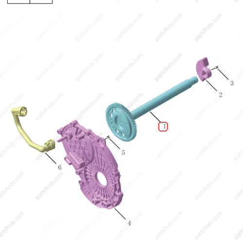 GEELY Engine balance shaft OEM 1042009200 / 32208186 FOR  Coolray