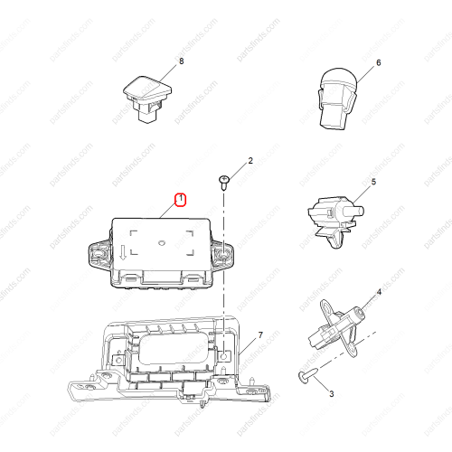 MG Air conditioning control panel OEM 11524963 FOR  MG5