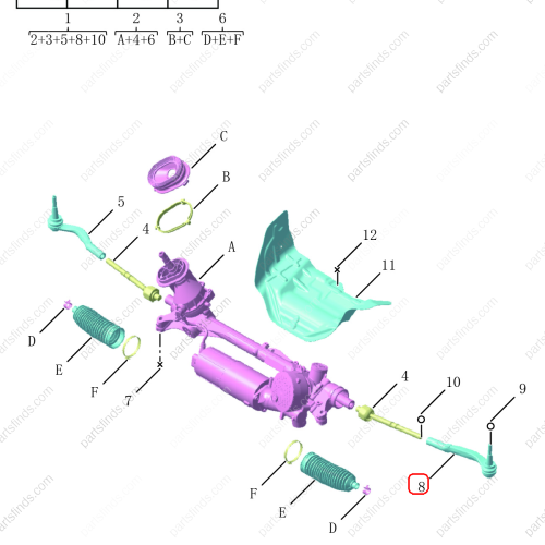 GEELY Tie Rod End OEM 4036055100 / 8889500558 FOR  Tugella