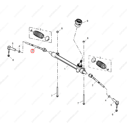 MG Tie Rod End OEM 10178374 FOR  MG HS RX5 MG GS