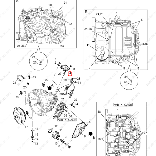 MG Transmission Control Unit OEM 10135312 FOR  MG350 MG5