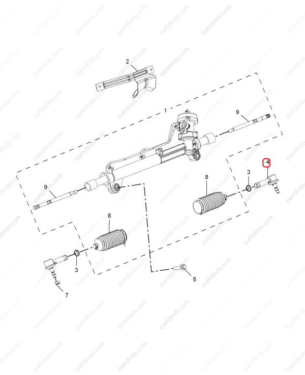 MG Tie Rod End OEM 50015839 FOR  MG350 MG5