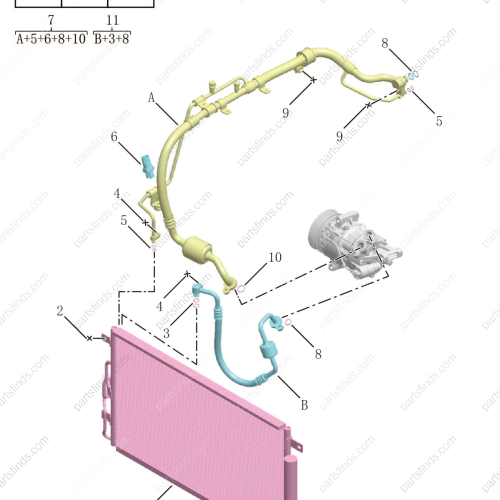 GEELY Condenser OEM 8010091100 / 6600300030 FOR  Emgrand