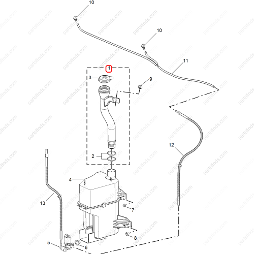 MG Wiper water pipe OEM 10229179 FOR  MG ZS