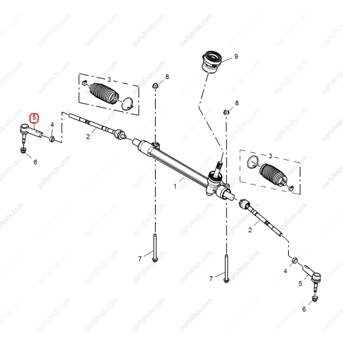 MG Tie Rod End OEM 10325998 FOR  MG HS RX5 MG GS