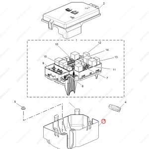 MG Fuse box base OEM 10258426 FOR MG ZS