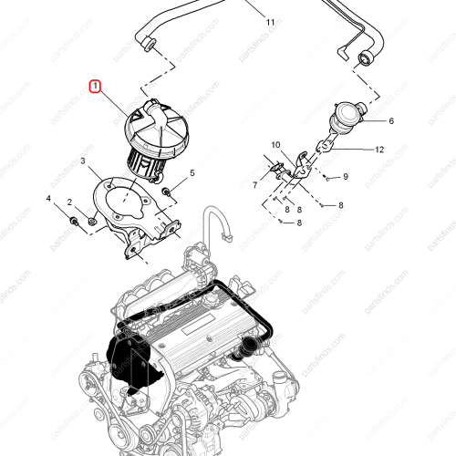 MG Secondary air pump OEM 10016460 FOR  MG6