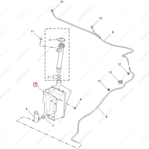 MG Wiper reservoir OEM 10863650 FOR  MG6 MG5 MG GT