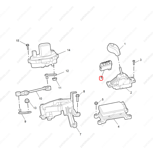 MG Gear position display OEM 10708900 FOR  MG HS