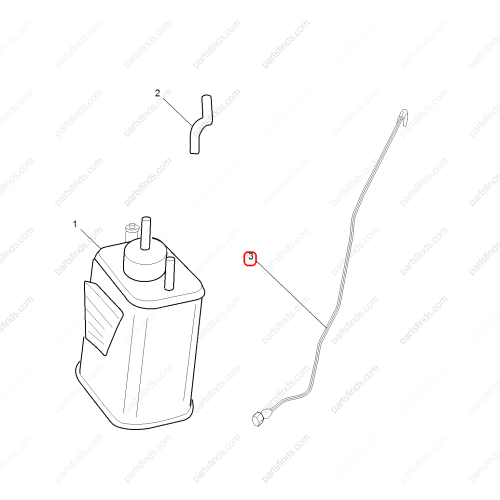 MG Activated carbon canister ventilation pipe OEM 10099034 FOR  MG GS