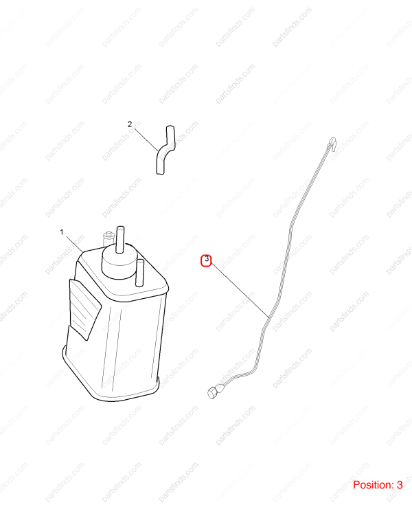 MG Activated carbon canister ventilation pipe OEM 10099034 FOR MG GS