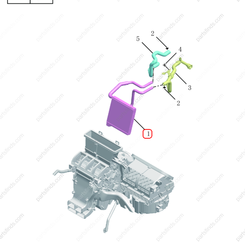 GEELY Warm water tank OEM 8017018600 / 6600161154 FOR  Tugella