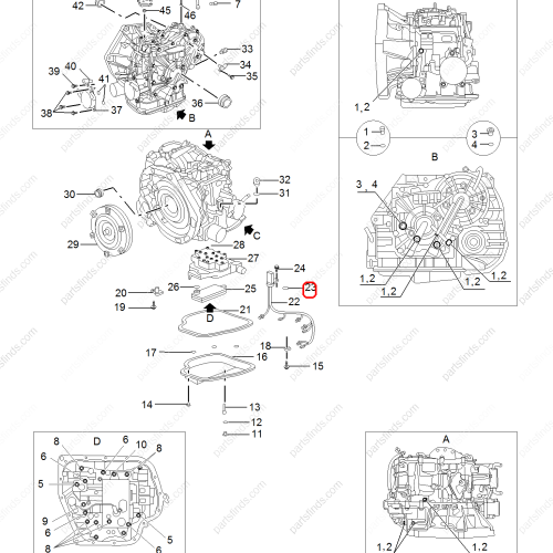 MG O-Ring OEM 10144432 FOR  MG550 MG ZS MG350 MG6 MG750 MG5