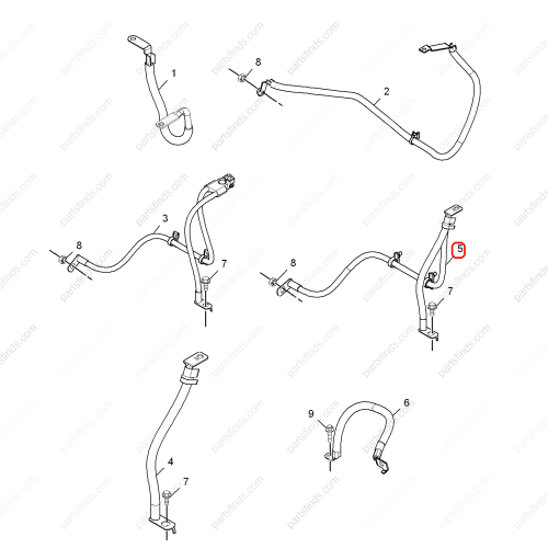 MG Battery cable OEM 10044447 FOR  MG6