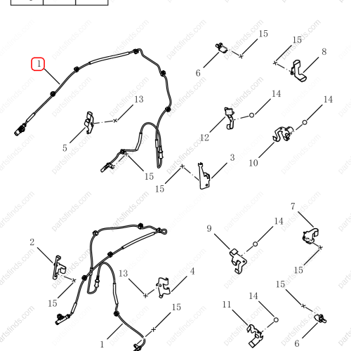 GEELY ABS sensor OEM 4060005100 / 1014025088 FOR  Emgrand X7 Sport