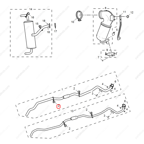 MG Exhaust pipe hanger OEM 10193526 FOR  MG HS RX5