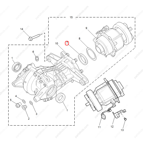 MG Differential Pinion Seal OEM 10150251 FOR  MG HS RX5 MG GS