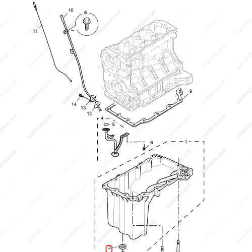 MG Engine oil drain screw gasket OEM ALU1403 FOR  MG ZS MG750 MG3 MG HS MG5 MG GT RX5 MG GS MG550 RX8 MG350 MG6 MG3 Xross