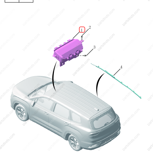 GEELY Side airbag OEM 8034014000 / 6600042859 FOR  OKAVANGO