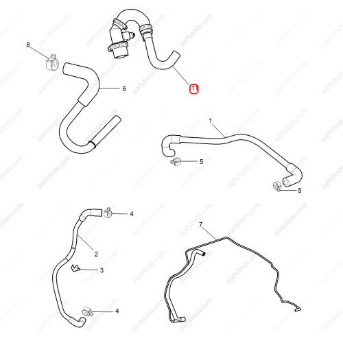 MG Ventilation duct OEM 10149044 FOR  MG350 MG5