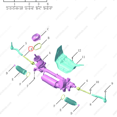 GEELY Tie Rod End OEM 4036054800 / 8891906372 FOR  Tugella