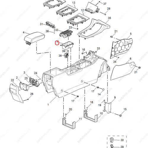 MG Drink holder OEM 10419938 FOR  MG6