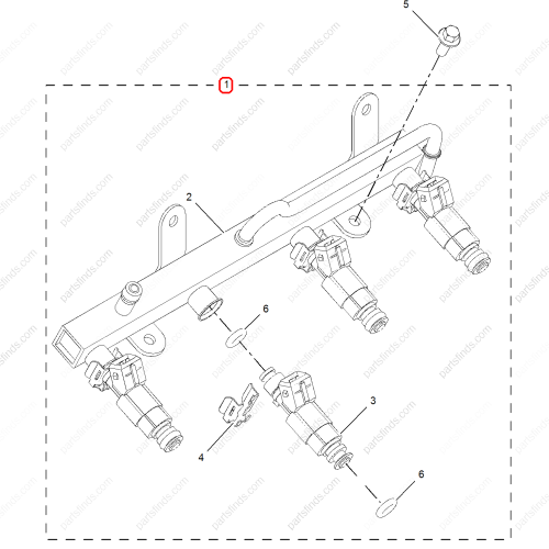 MG Fuel distribution pipe OEM 10400409 FOR  MG350 MG3 MG5