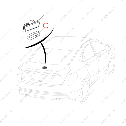 GEELY Light bulb OEM 7063001200 / 1067030180 FOR  Emgrand GT