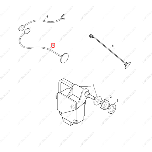 MG Fuel tank cap cable OEM FTF100000 FOR  MG550 MG6 MG750