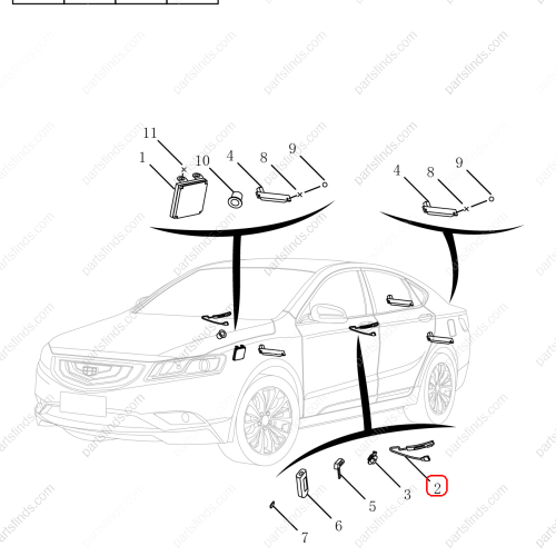 GEELY Remote receiver OEM 7092002000 / 1067030051 FOR  Emgrand GT