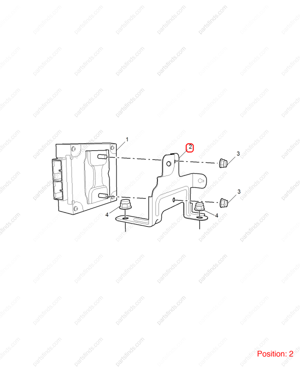 MG Transmission computer bracket OEM 10233510 FOR MG ZS