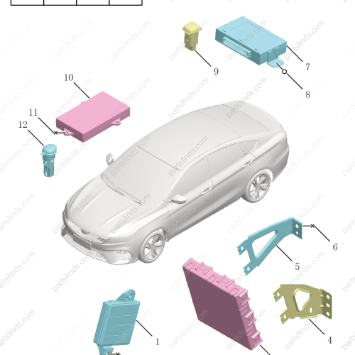 GEELY Body Control Module OEM 7090036000 / 1017027334 FOR  Binrui