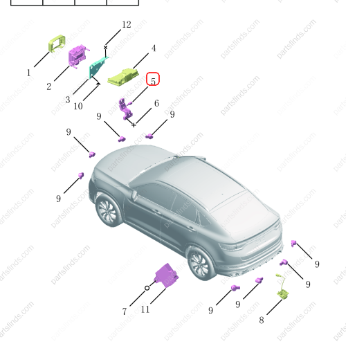 GEELY Camera OEM 7088078300 / 8891835290 FOR  Tugella