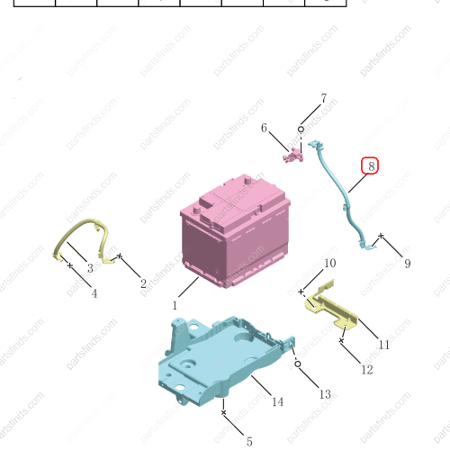 GEELY Battery cable OEM 7048055200 / 8893468216 FOR  Emgrand