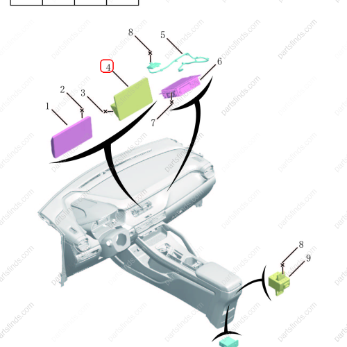 GEELY Monitor OEM 7079024400 / 6600003515 FOR  Coolray