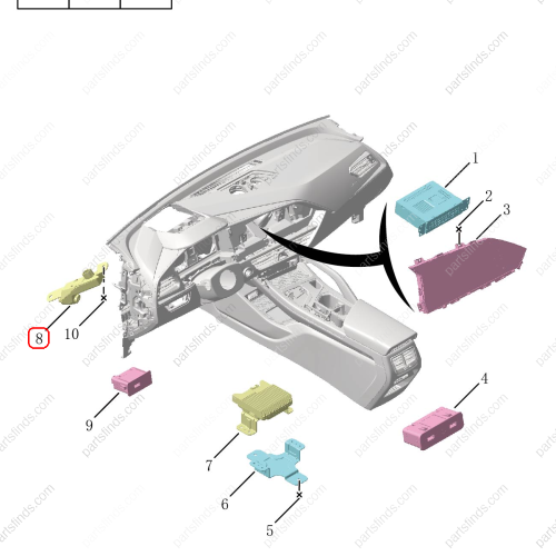 GEELY Camera OEM 7079033800 / 6600186453 FOR  Tugella