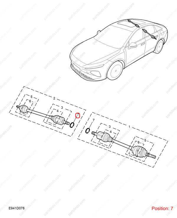 MG Half shaft circlip OEM 11046751 FOR MG HS