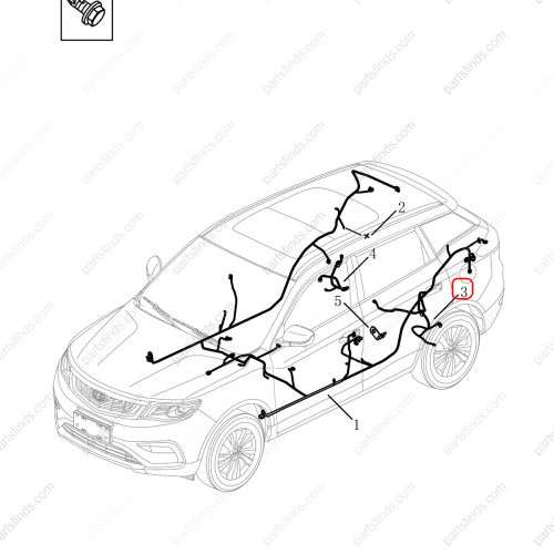 GEELY ABS sensor OEM 7022008800 / 1017027675 FOR  Emgrand X7 Sport