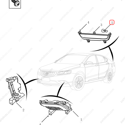 GEELY Light bulb OEM 7054002300 / 1067030155 FOR  Emgrand GT